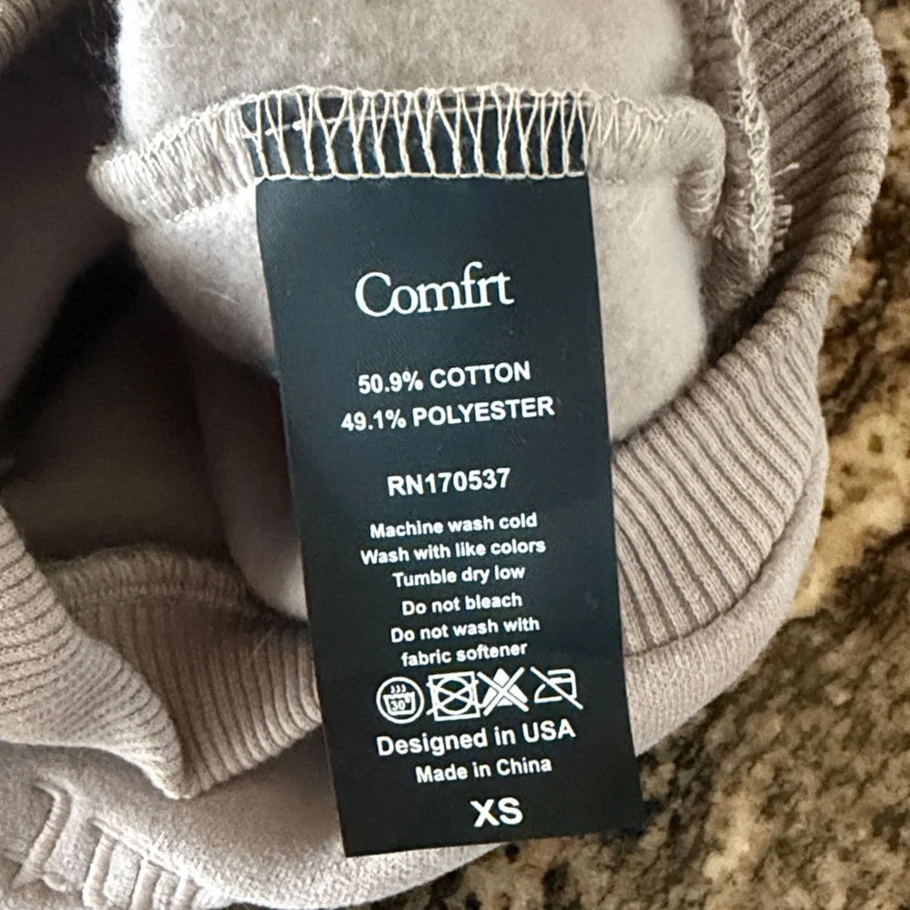Comfrt Tan Dog Hoodie XS